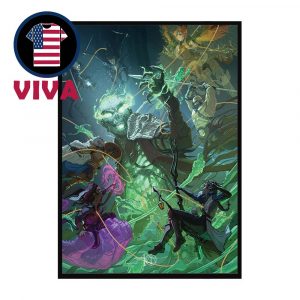 Critical Role 10 Years Anniversary Mighty Nein Home Decor Poster Canvas