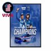 Kyle Larson 2025 Nascar Cup Series Champions Home Decor Poster Canvas