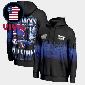 Kyle Larson 2025 Two Time NASCAR Cup Champions All Over Print Hoodie