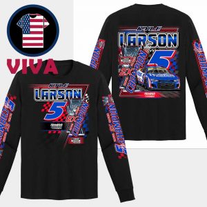 Kyle Larson 2025 Two Time NASCAR Cup Series Champions All Over Print Long Sleeve T-Shirt