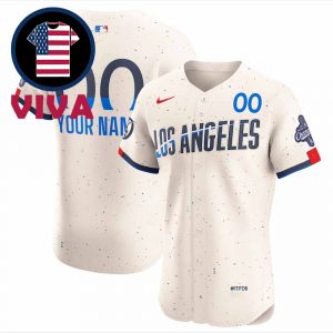 Los Angeles Dodgers 2025 World Series Champions City Connect Custom Jersey