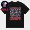 Los Angeles Dodgers Back To Back MLB World Champions 2025 Caricatures Unisex T-Shirt