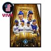 Los Angeles Dodgers 2025 MLB World Series Champions Home Decor Poster Canvas
