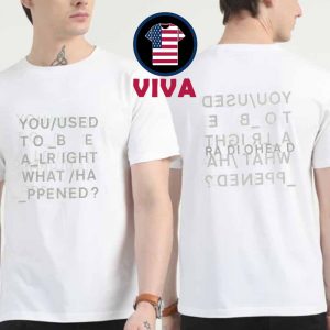 Radiohead Alright Off White Inside Out Two Sided T-Shirt