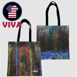 Radiohead Painted Woods Tote Bag