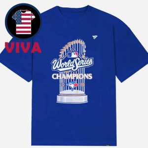 Toronto Blue Jays 2025 MLB World Series Champions Trophy Unisex T-Shirt Hoodie Sweater