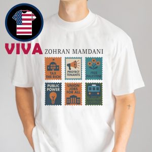 Zohran Mamdani Tax The Rich Unisex T-Shirt
